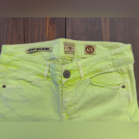 Mudo FTS 64 Skinny Low Waisted Jeans in phosphorus green - Picture 3 of 8